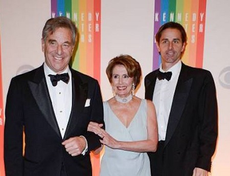 Paul Sr and Nancy Pelosi with their one and only son Paul Pelosi Jr.